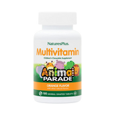NaturesPlus, Animal Parade, Children's Chewable Multivitamin Supplement, Orange, 180 Animal-Shaped Tablets